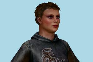 Dahlia Mason Silent-Hill, woman, female, girl, people, human, xna, characters, rigged